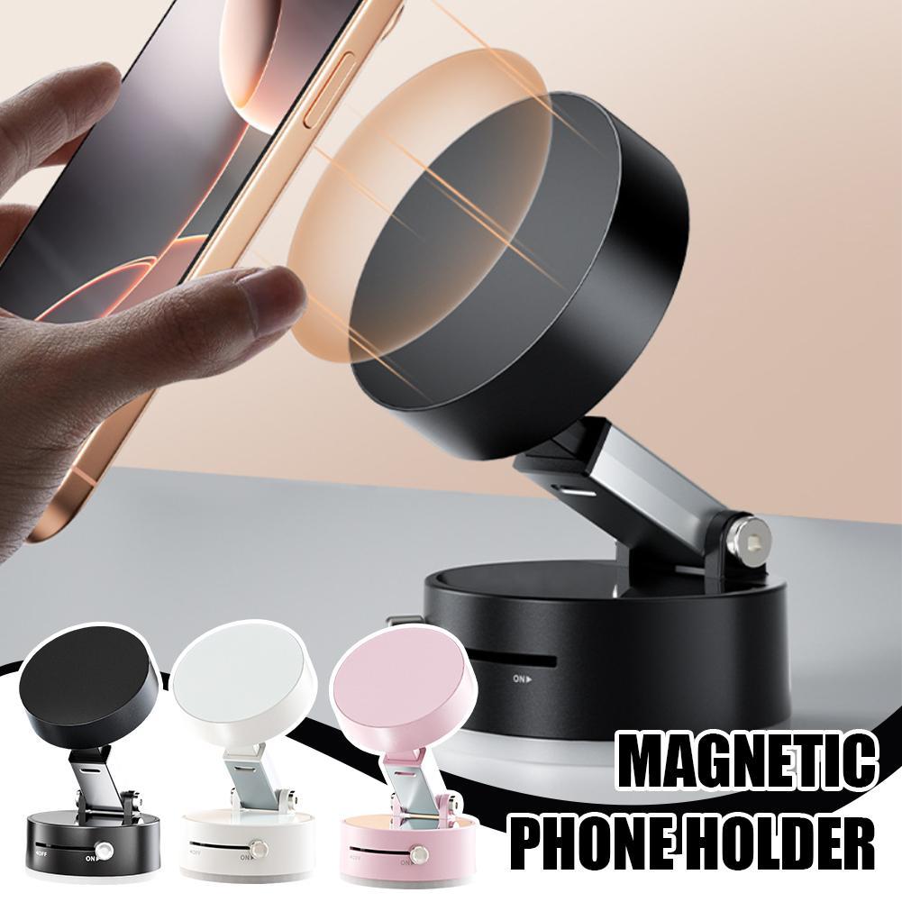 360° Magnetic Vacuum Car Phone Holder