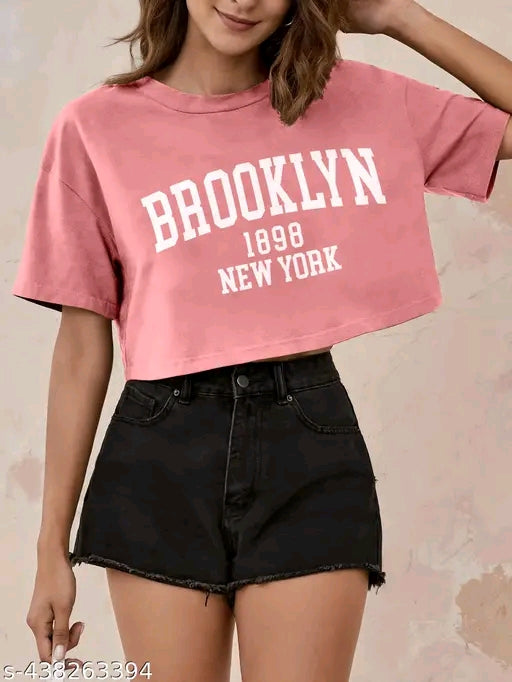 Vibe Crop top (Pink)