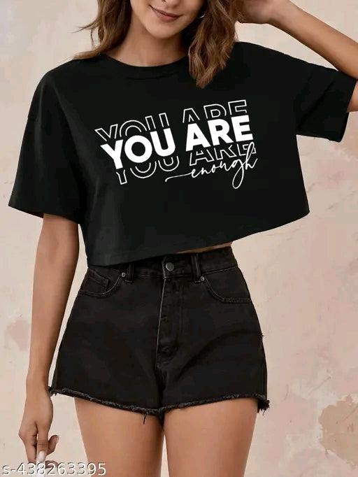 Vibe Crop top (Black)