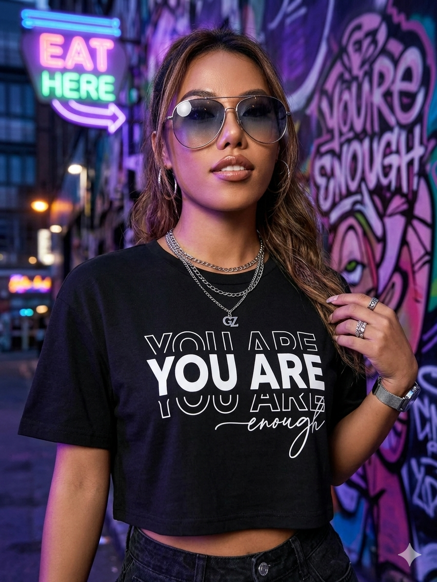 Vibe Crop top (Black)