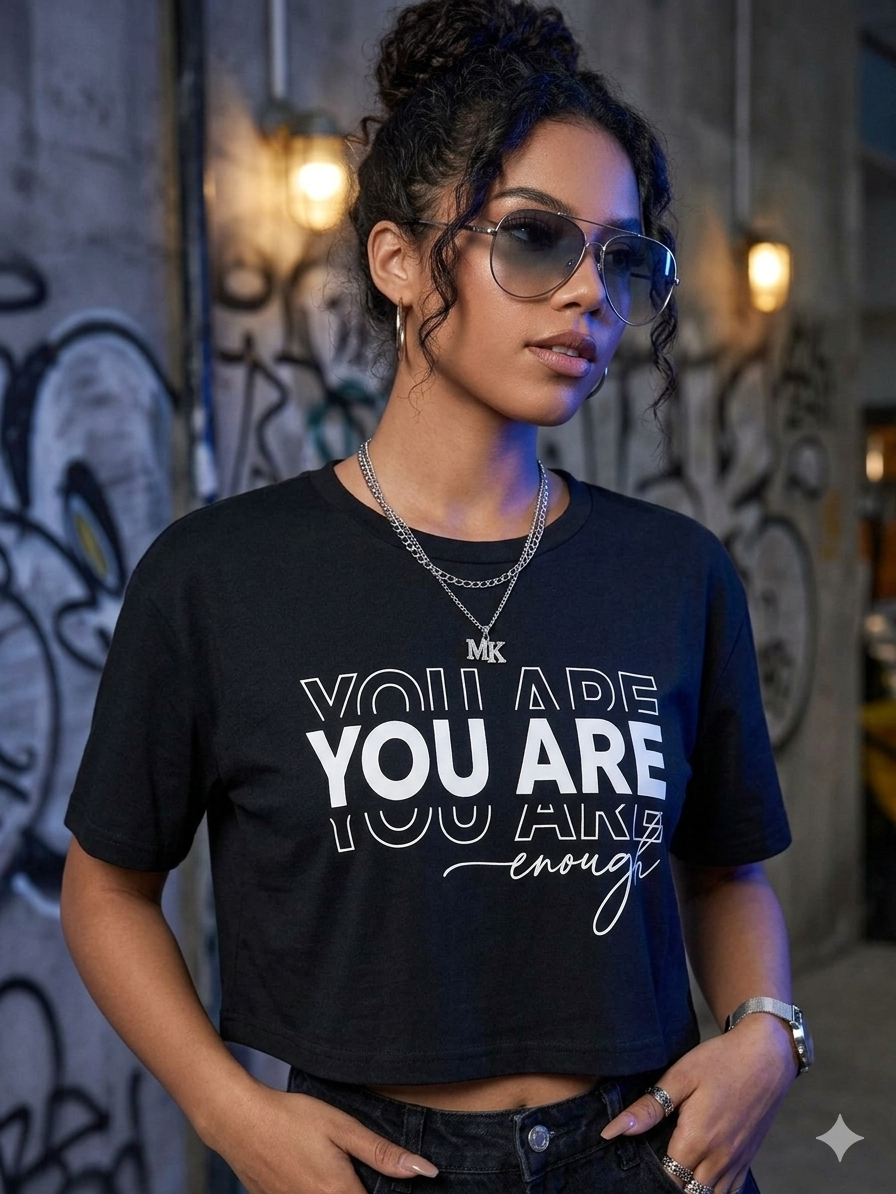 Vibe Crop top (Black)