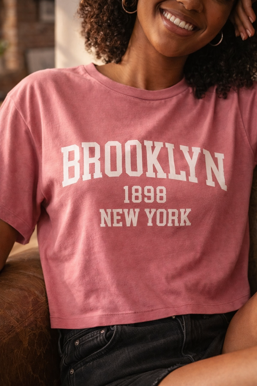 Vibe Crop top (Pink)
