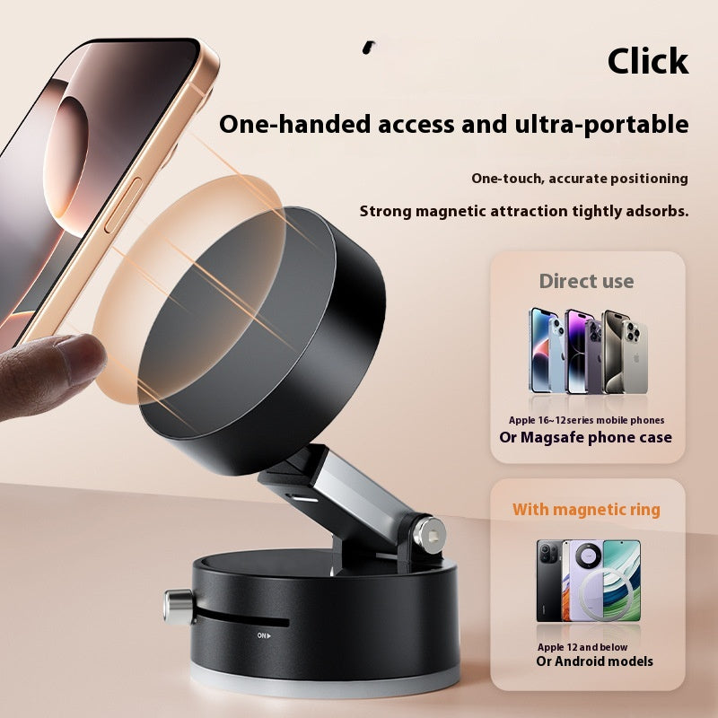 360° Magnetic Vacuum Car Phone Holder