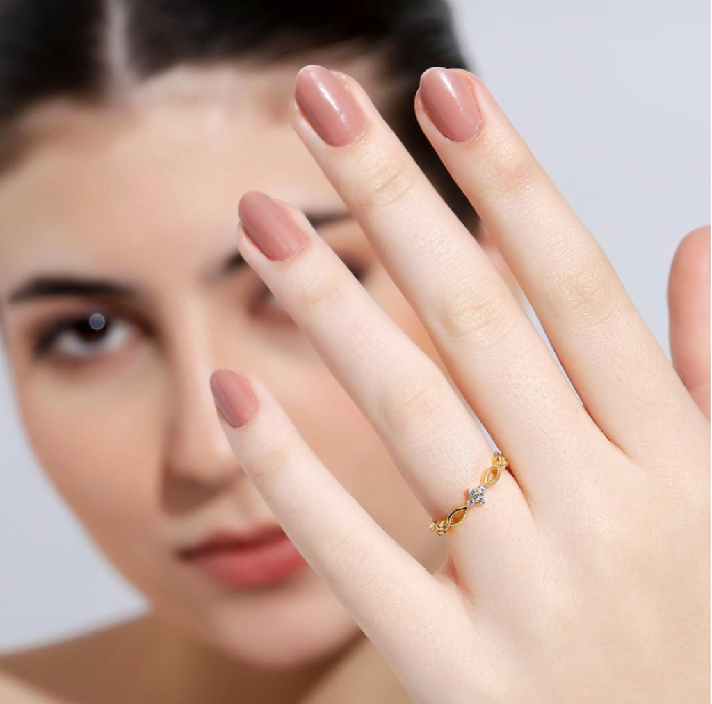 Everlast- 925 Pure Sterling Silver floral Adjustable Ring for Women & Girls