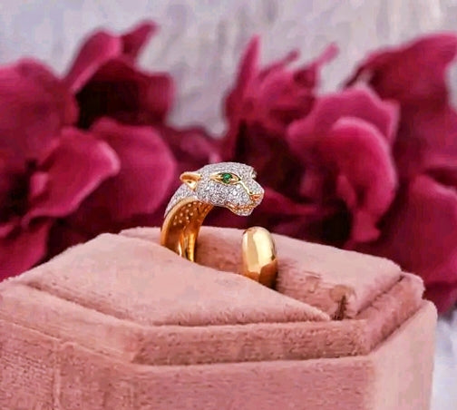 Everlast Princess Glow Anti-Tarnish American Diamond Gold Ring