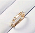 Everlast Trendy Gold Plated Anti-Tarnish Zircon Ring