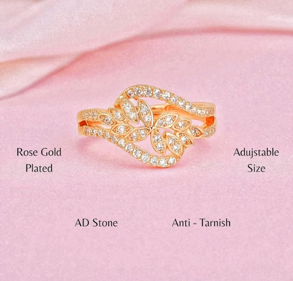 Everlast Rose Gold Anniversary Sparkle Ring