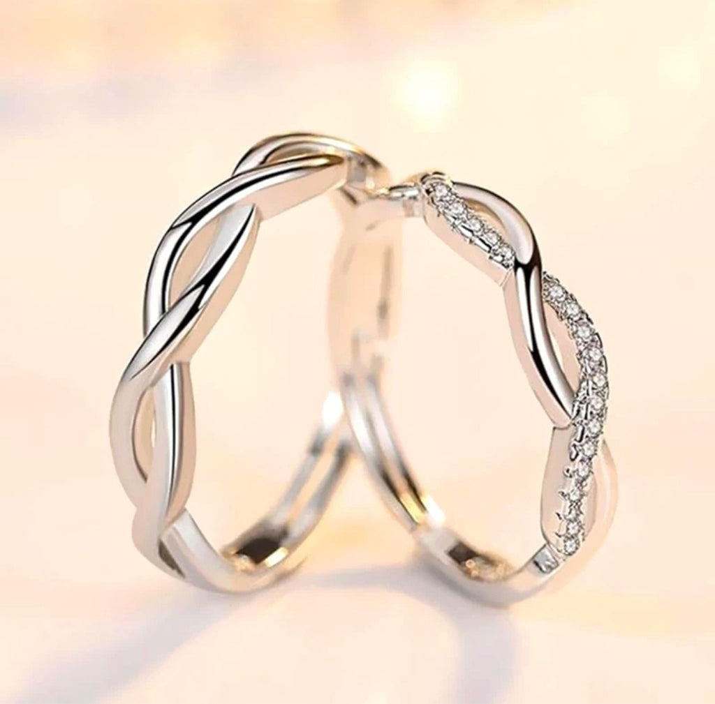 Liora – Sparkling Couple Combo Ring