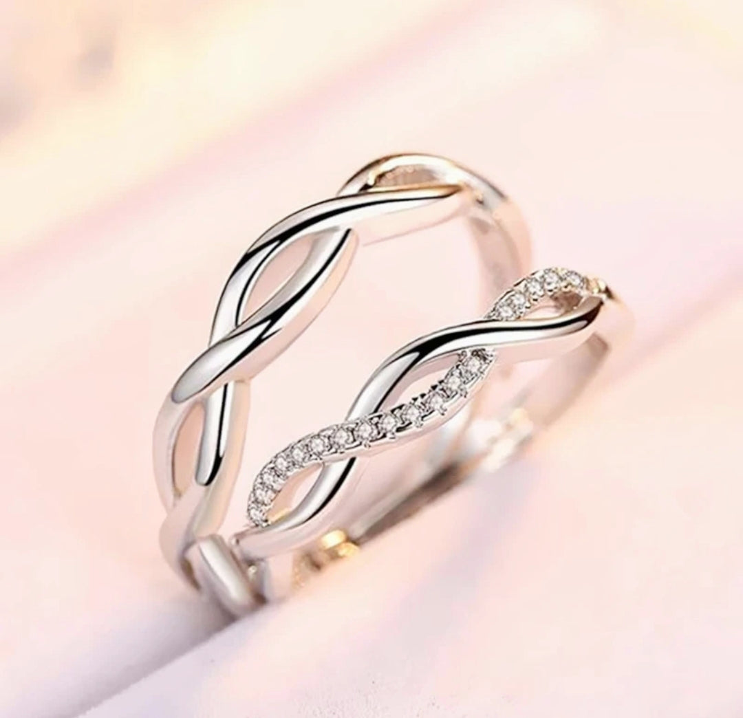 Liora – Sparkling Couple Combo Ring