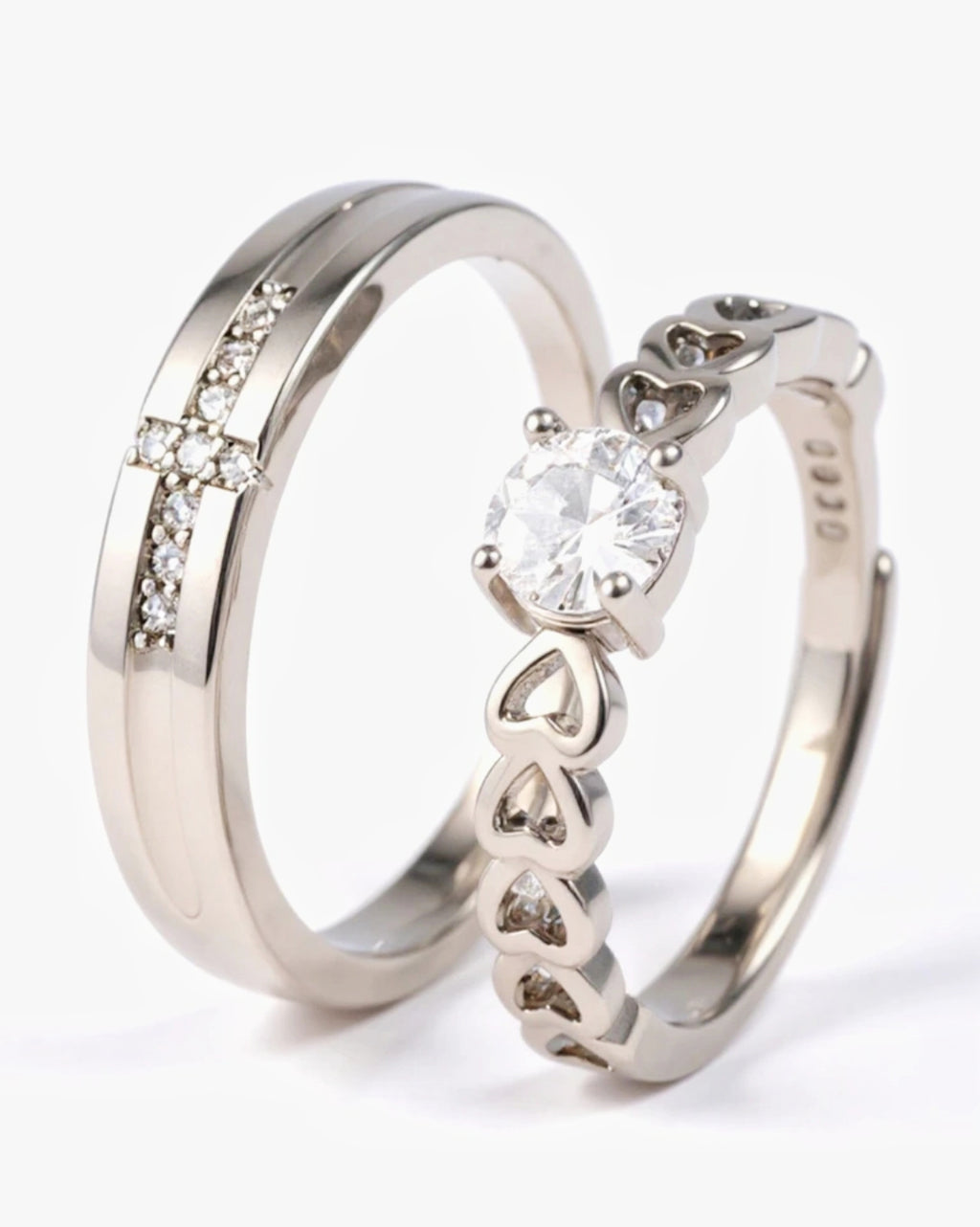 Amora – Adjustable Couple Ring Set