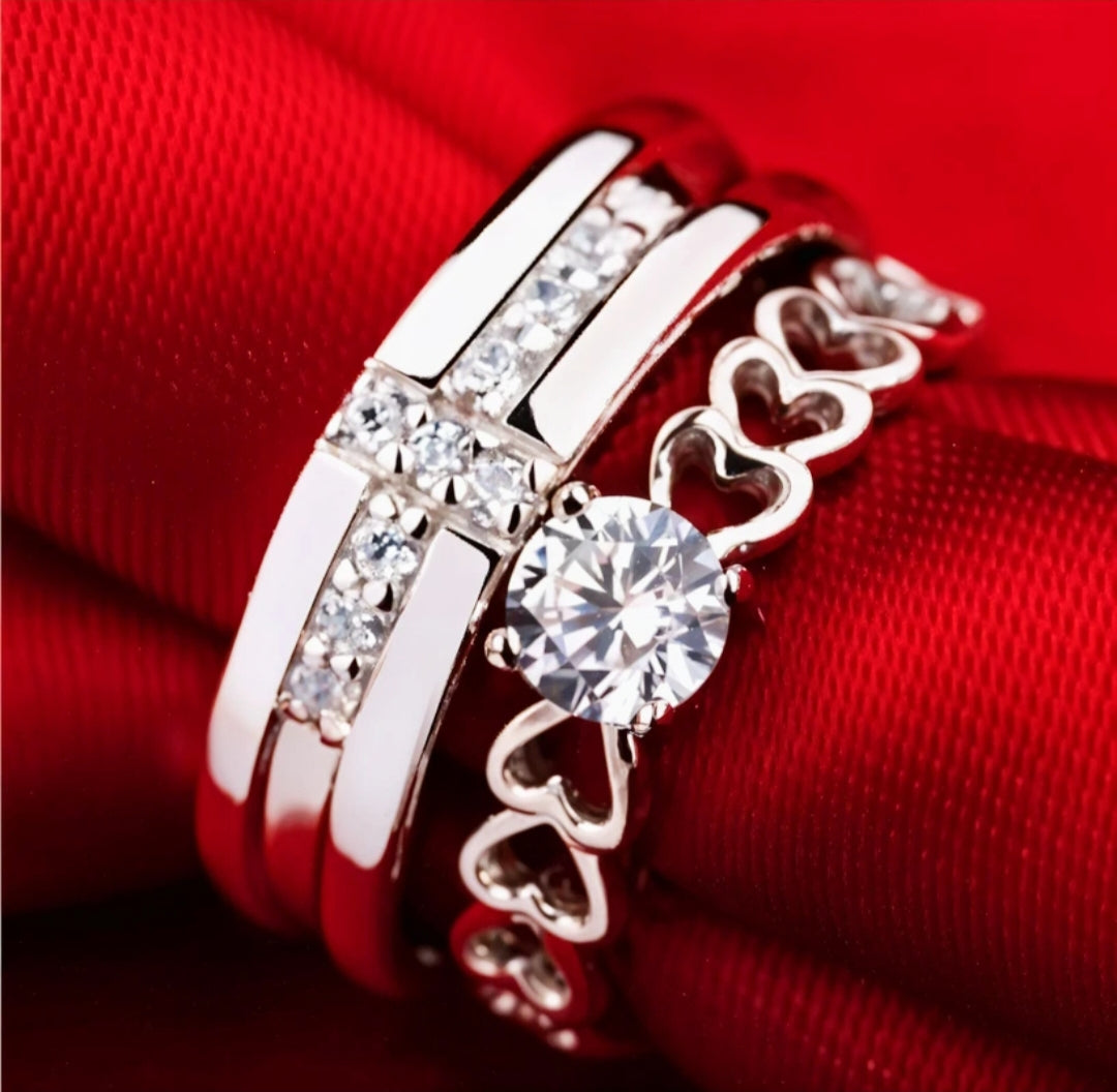 Amora – Adjustable Couple Ring Set