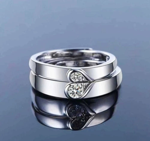 Alvora – Silver Adjustable Couple Ring