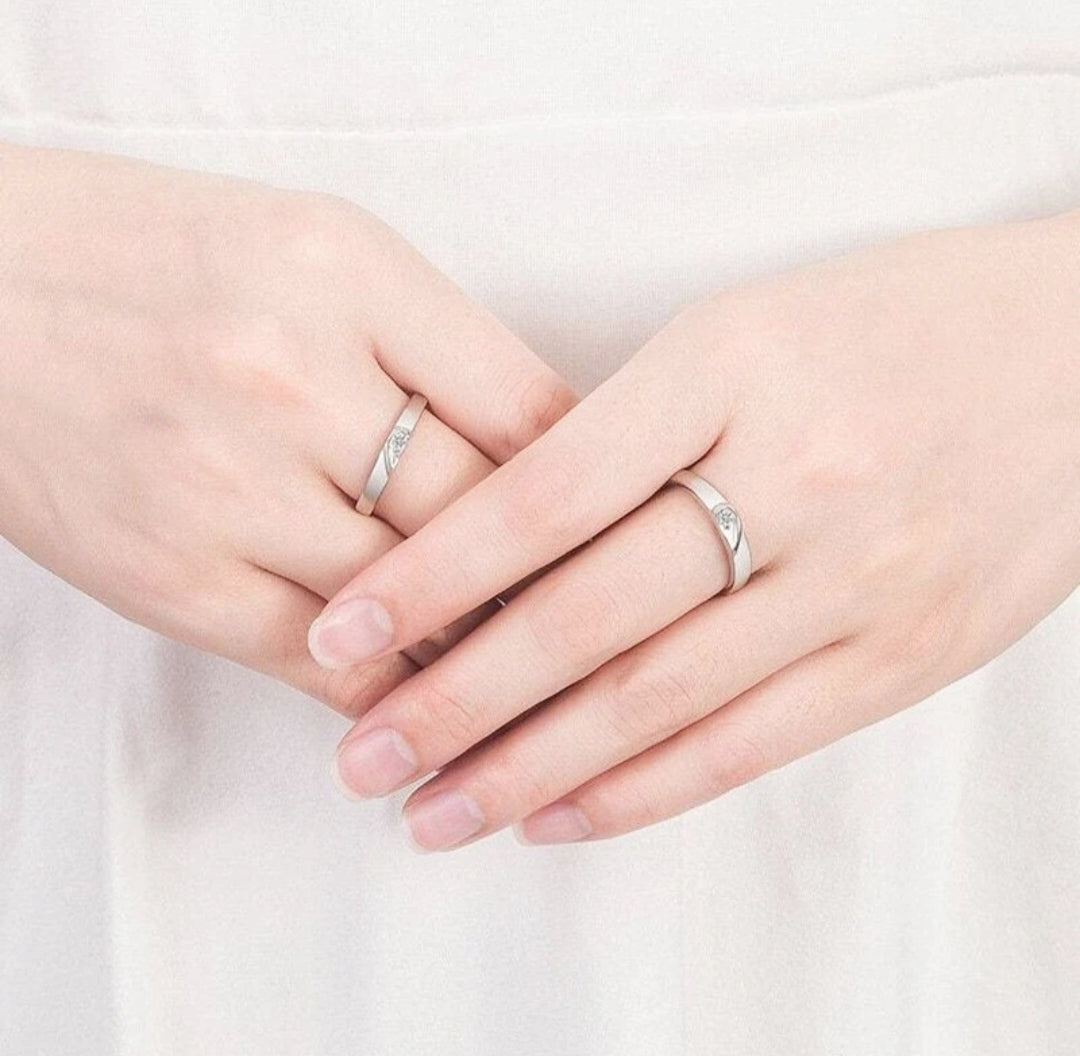 Alvora – Silver Adjustable Couple Ring