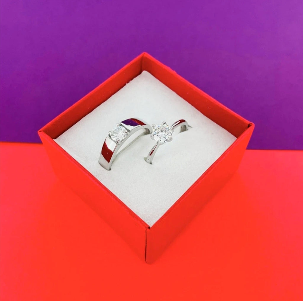 “Eternal Love Couple Rings Set”