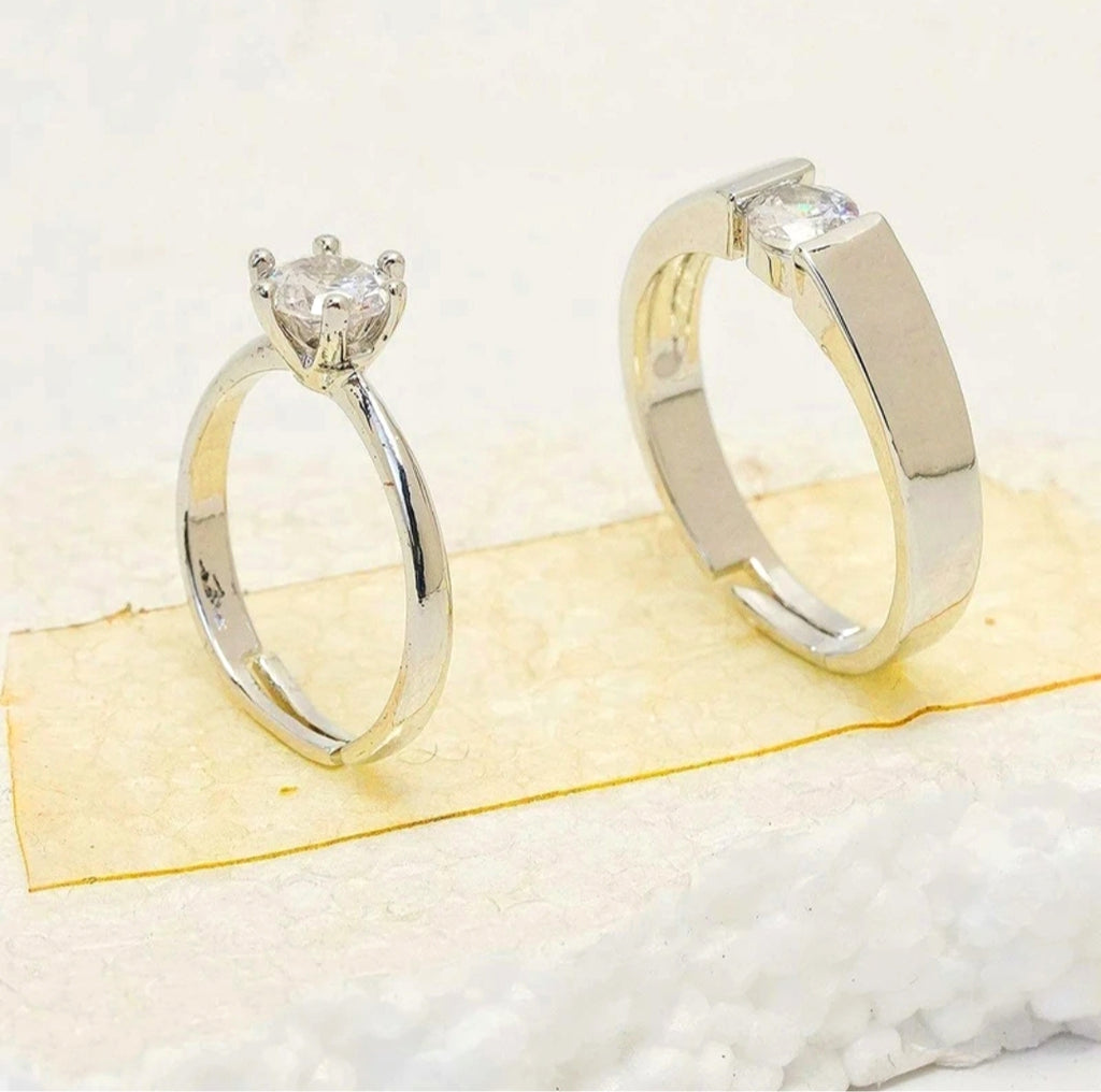 “Eternal Love Couple Rings Set”