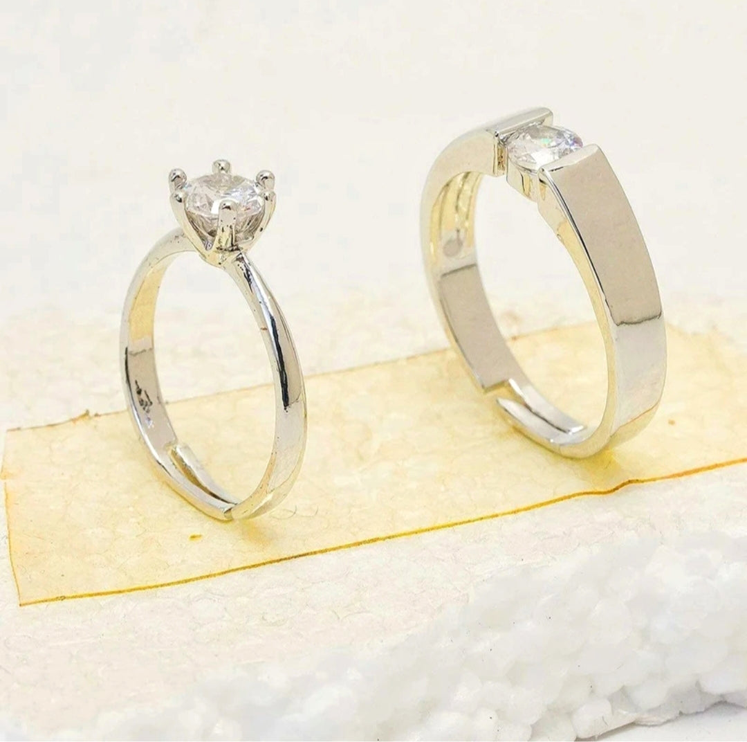 “Eternal Love Couple Rings Set”