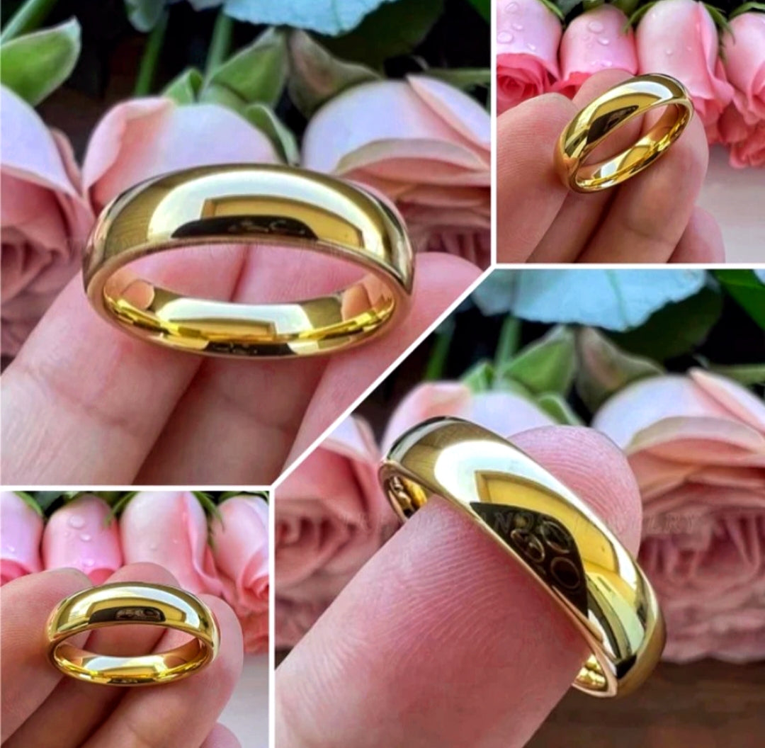 Everlast Aureon 14k Gold Band Ring