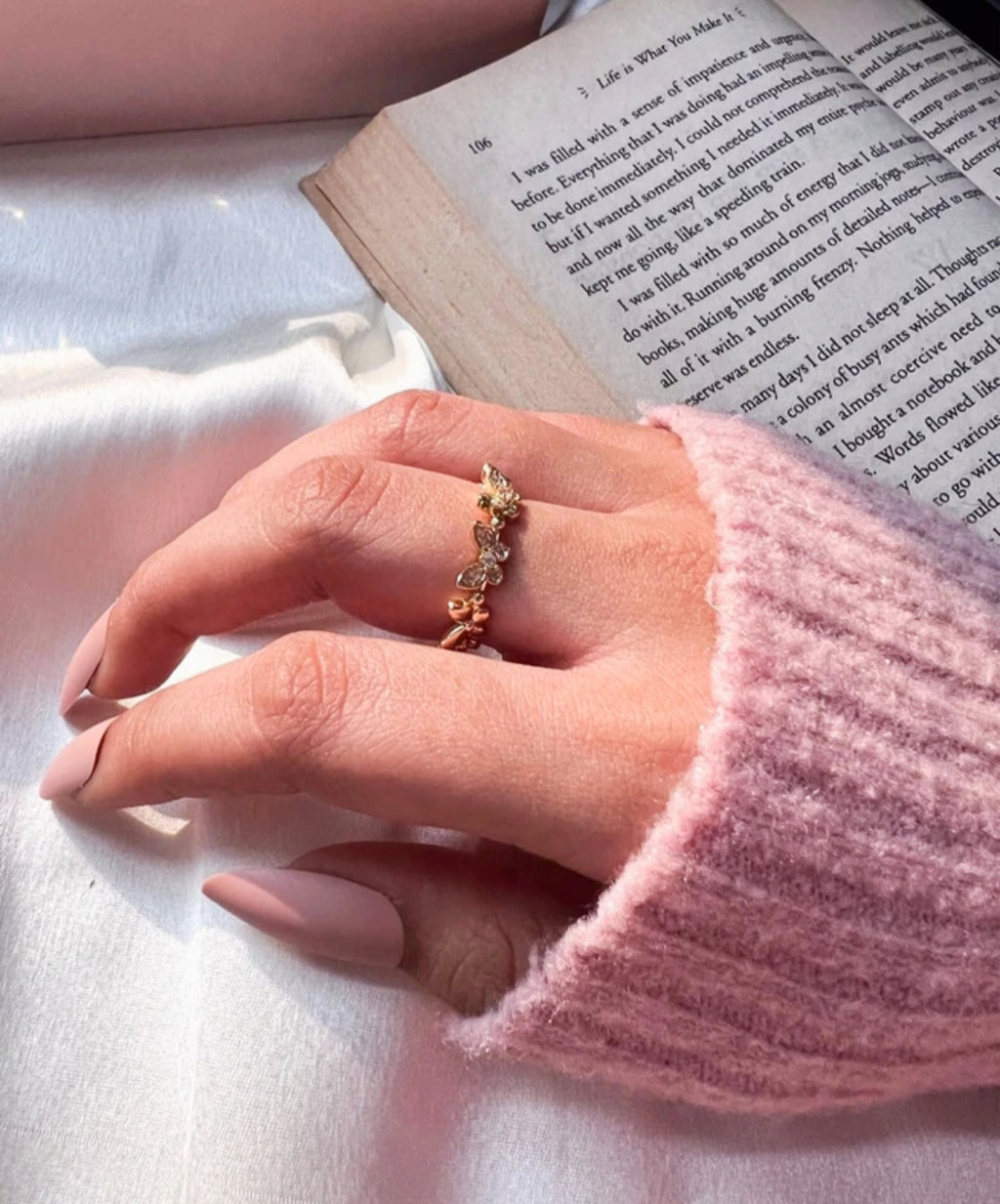 Everlast Aurielle Gold Zircon Ring