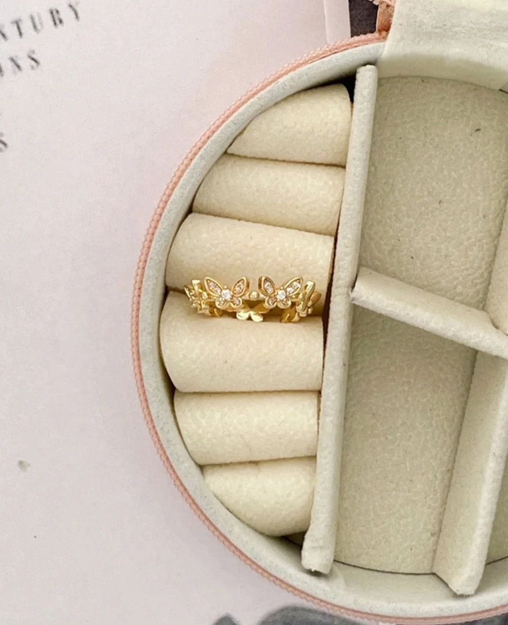 Everlast Aurielle Gold Zircon Ring