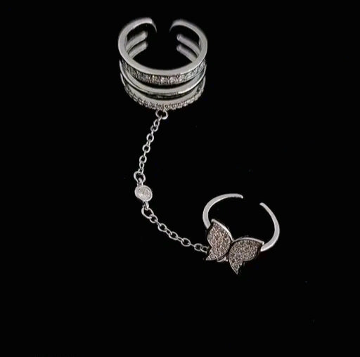 Fancy Butterfly Chain Ring