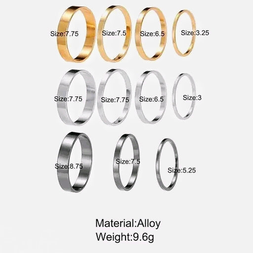 Elite Glittering Rings