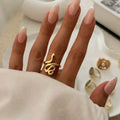 18K Gold Plated Snake Ring
