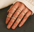 Chain Stackable Ring Set