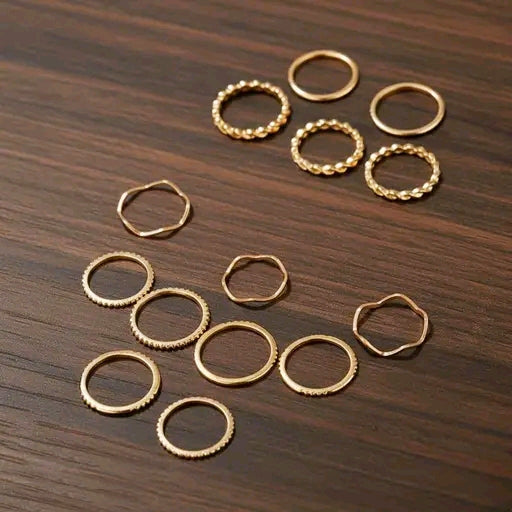 Chain Stackable Ring Set