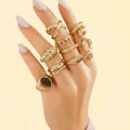 Gold Plated Statement Rings