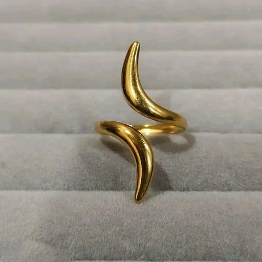 Raw Edge Anti-Tarnish Thumb Ring