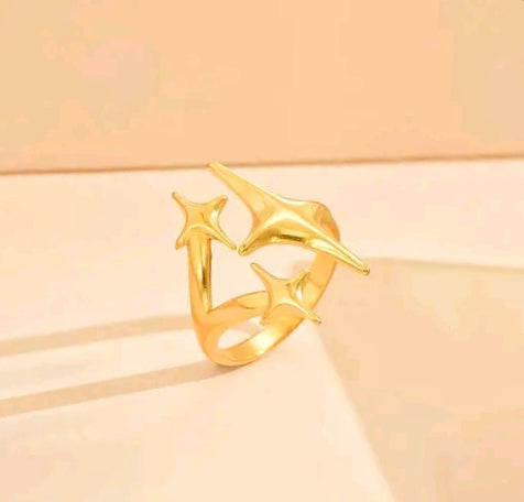 Urban Gleam Gold Ring