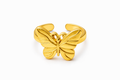 Gen Z 18K Gold Plated Butterfly Adjustable Ring