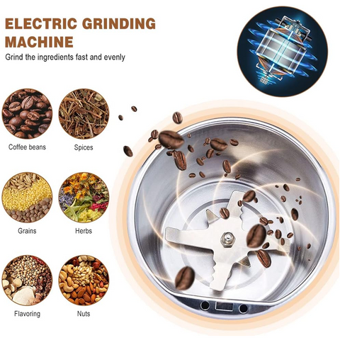 Portable Electric Spice & Coffee Grinder